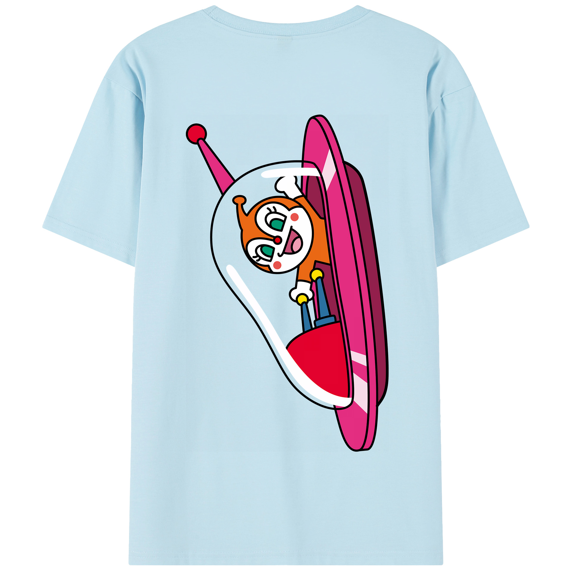 （画像用） アンパンマン Anpanman 綿100％半袖Tシャツ（背面プリント）